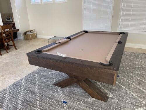 Manhattan 7FT/8FT  Wood Pool Table with Dining Top by Nixon Billiards photo review